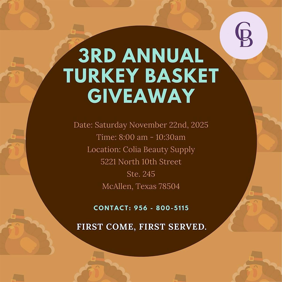 Turkey Basket Giveaway