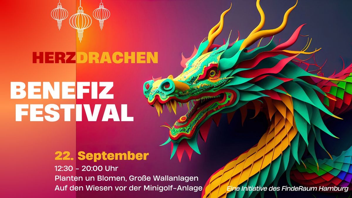 Kunst, Kultur, Begegnung, Workshops&Performances!Das Herzdrachen Benefiz-Festival im Herzen Hamburgs