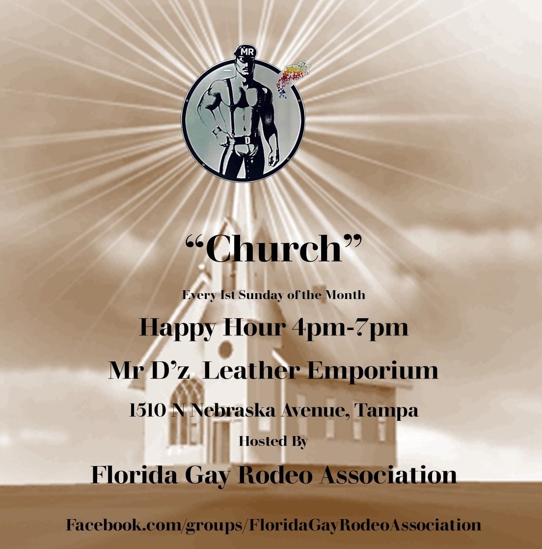 "Church" Happy Hour hosted by Florida Gay Rodeo Association