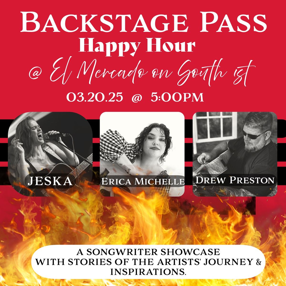 Backstage Pass happy hour concert