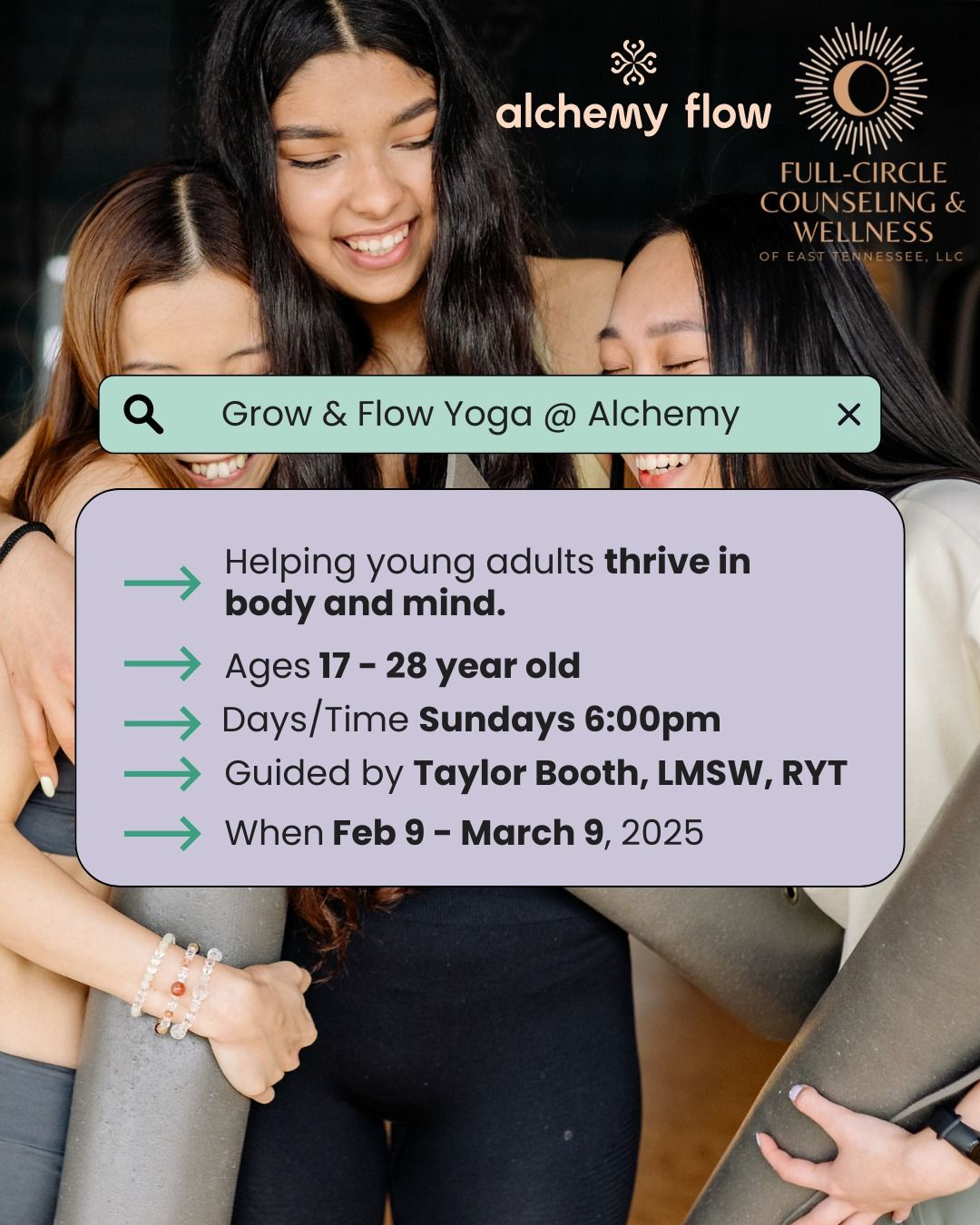 Grow & Flow ( Yoga for Young Adults)