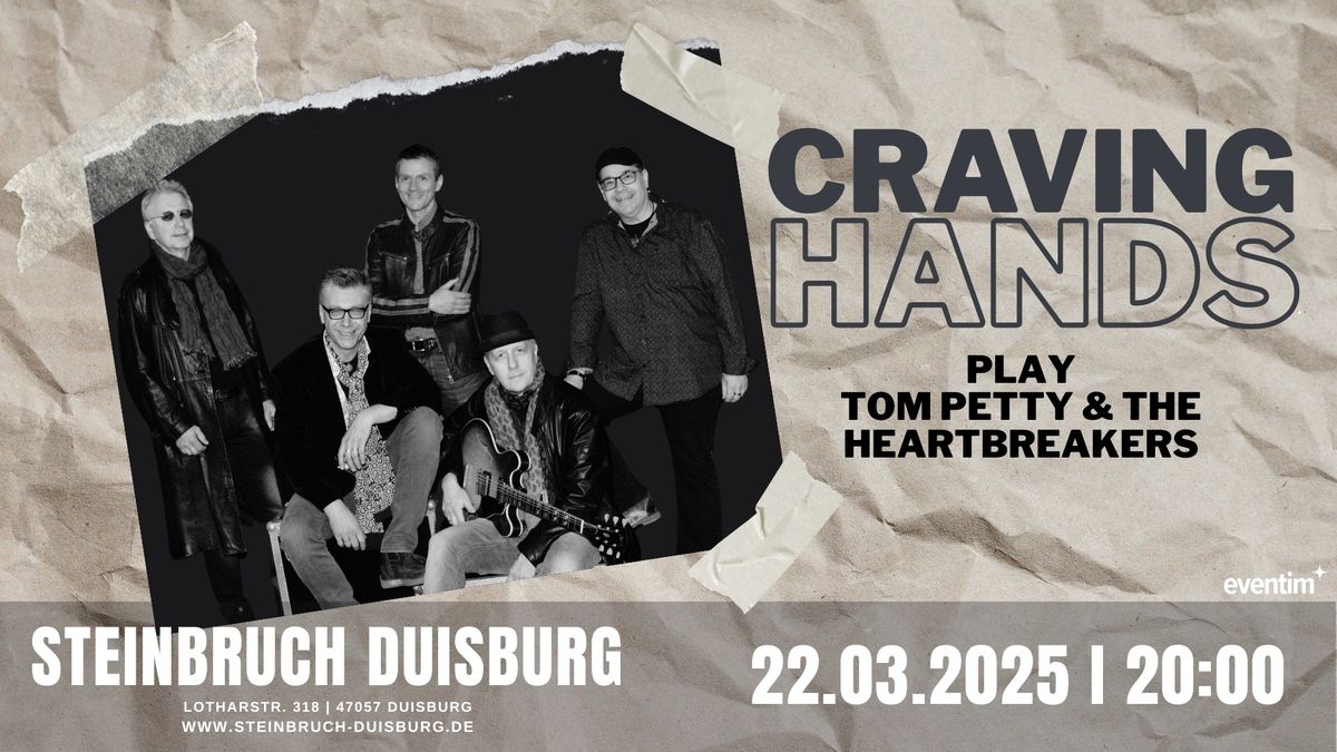 CRAVING HANDS \u2013 play tom petty & the heartbreakers