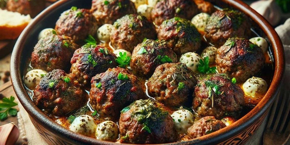 Global Kitchen Adventures - Herb Infused Baked Lamb Meatballs