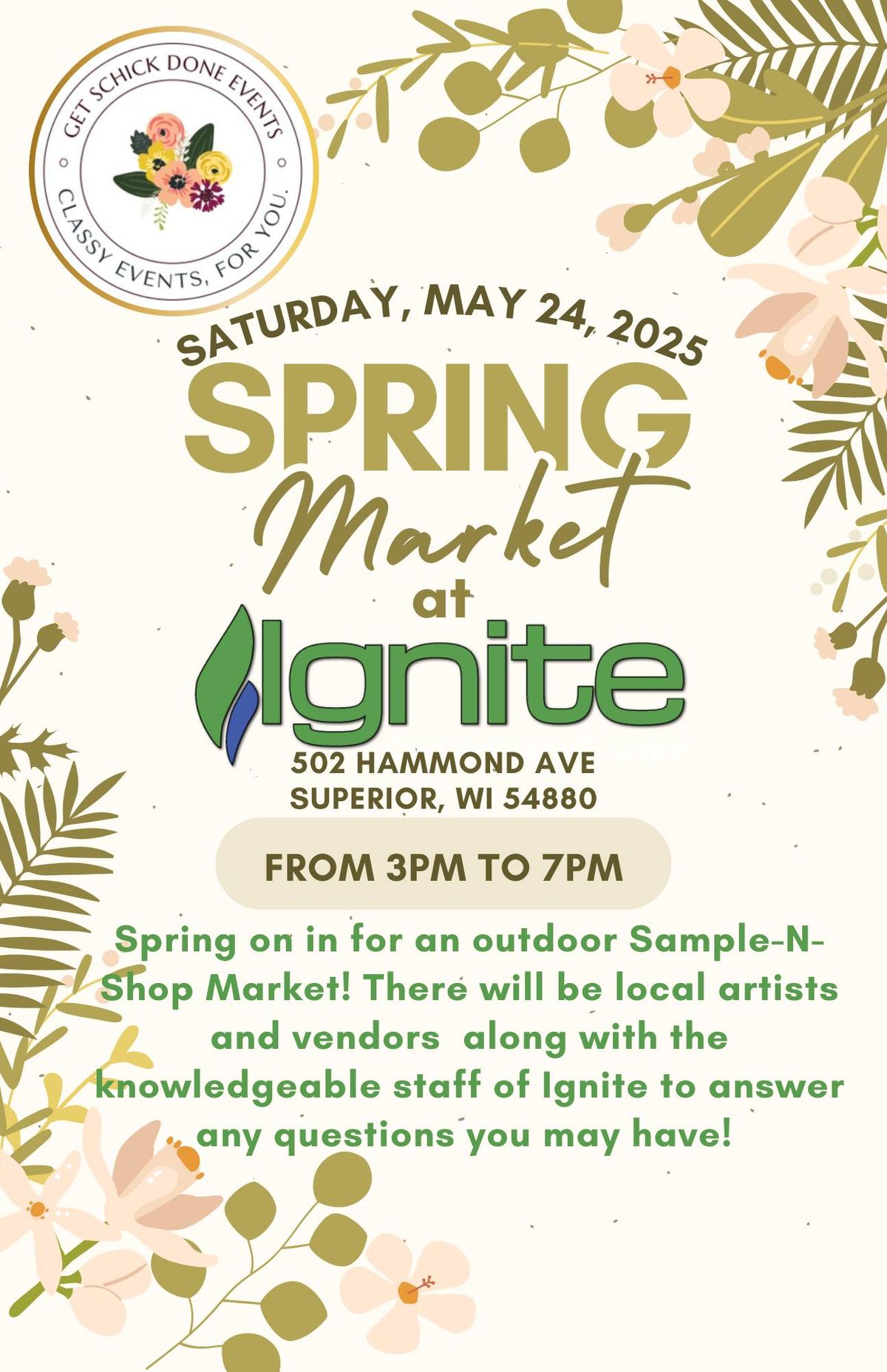 Spring Market at Ignite Dispensary