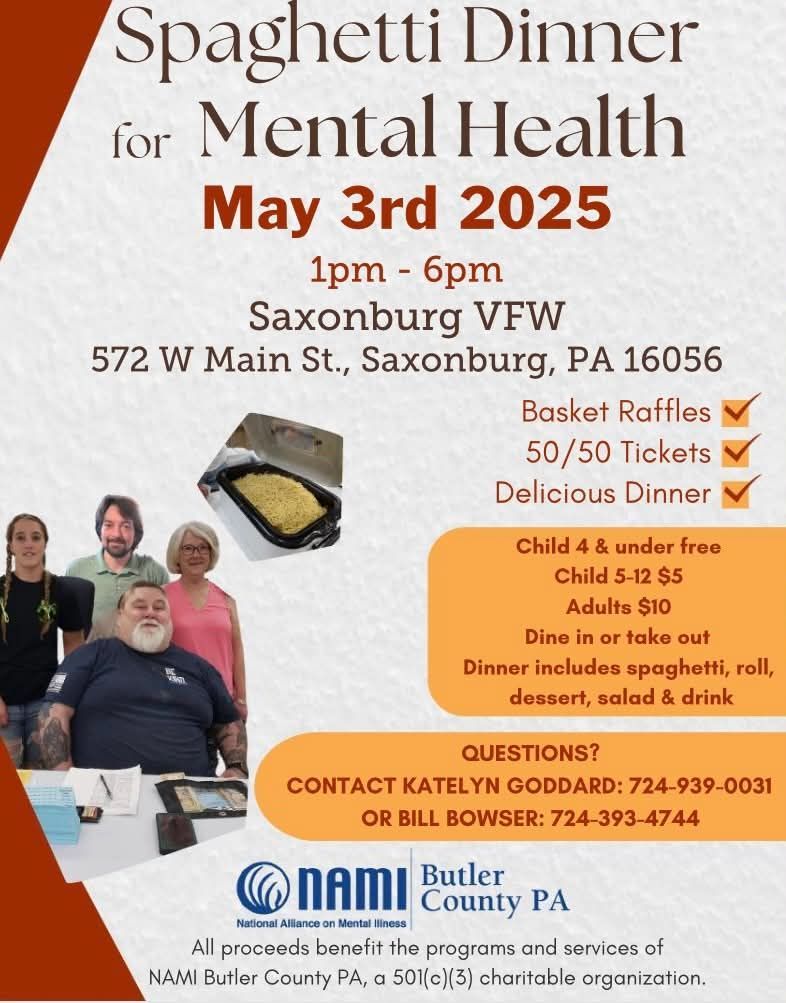 Spaghetti Dinner for Mental Health