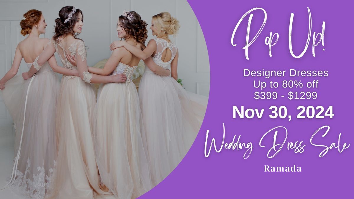 Belleville  Pop Up Wedding Dress Sale