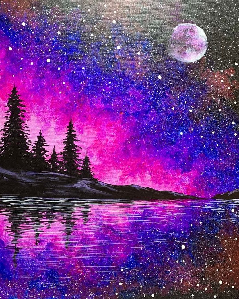 Galaxy Paint & Sip