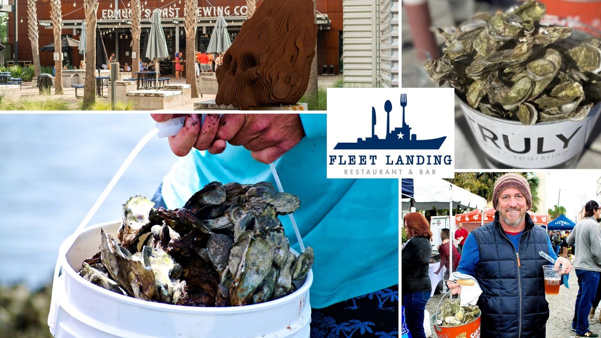 Shucks & Suds: A Fleet Landing x Edmund's Oast Brewing Oyster Roast