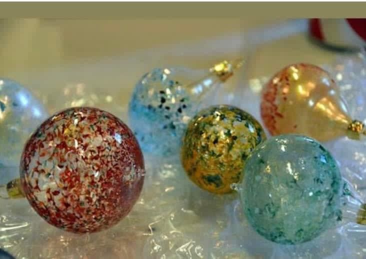 Glass Blowing Christmas Ornaments