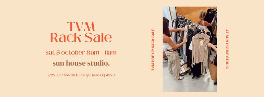 TVM Rack Sale at Sun House Studio 