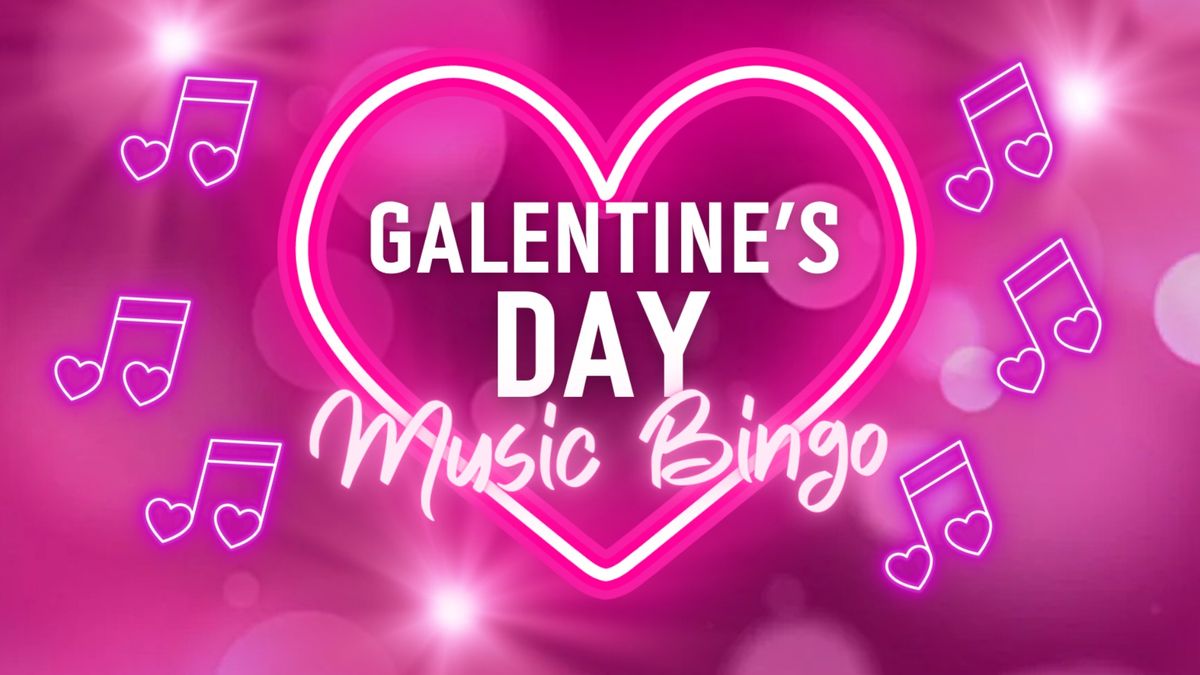 Galentine's Day Music Bingo