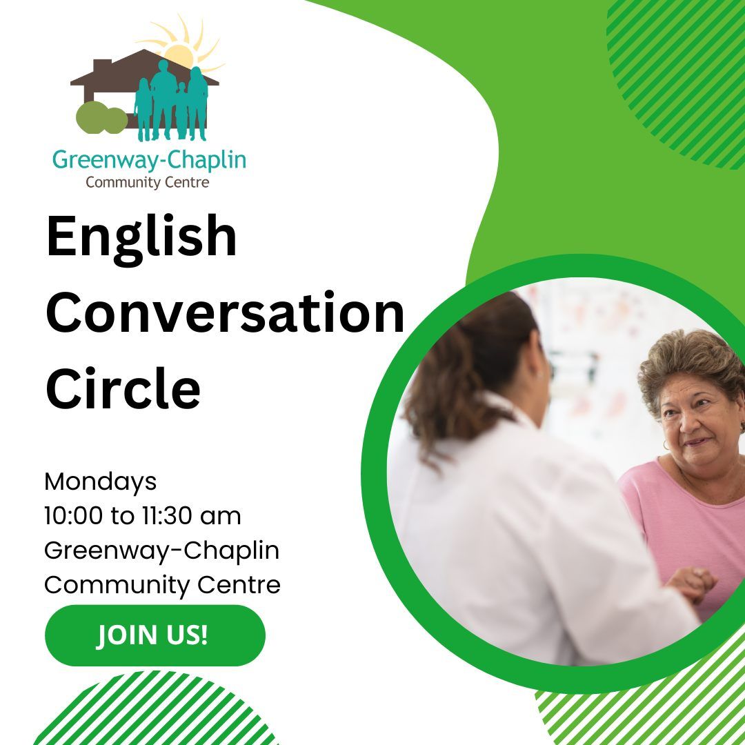 Greenway English Conversation Circle (Monday at 10 am)