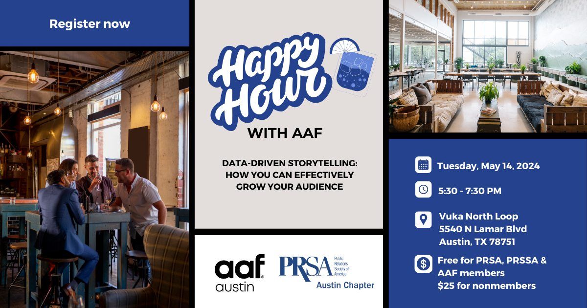May Happy Hour with AFF: Data-Driven Storytelling, How You Can Effectivily Grow Your Audience 