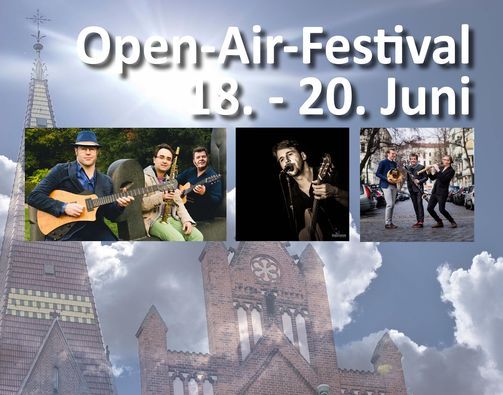 Open Air Festival: Folk & Blues & Jazz mit C. SCHELLHORN \/ FAVO \/ A. BRUNN- DUOMEETING