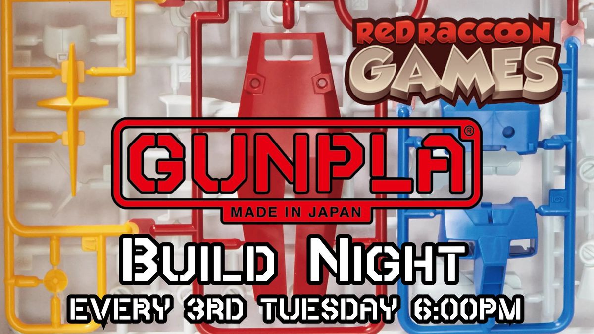 Gundam Build Night at Red Raccoon Games