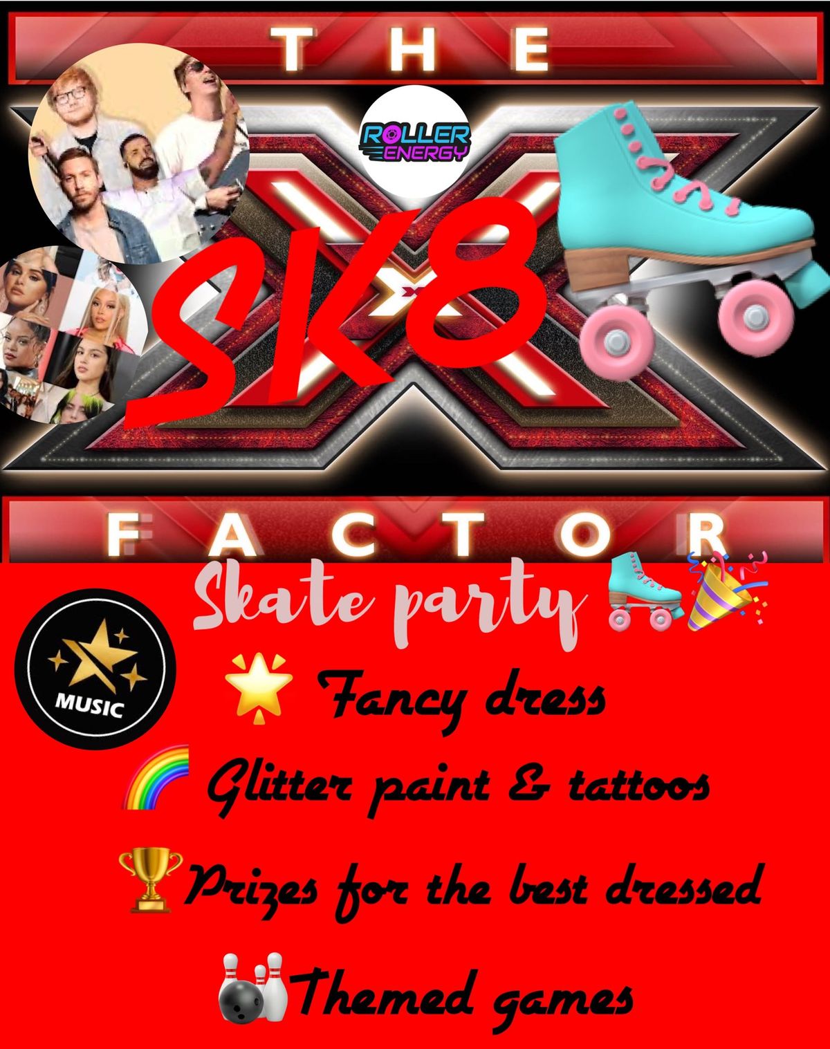The Sk? Factor skate party 