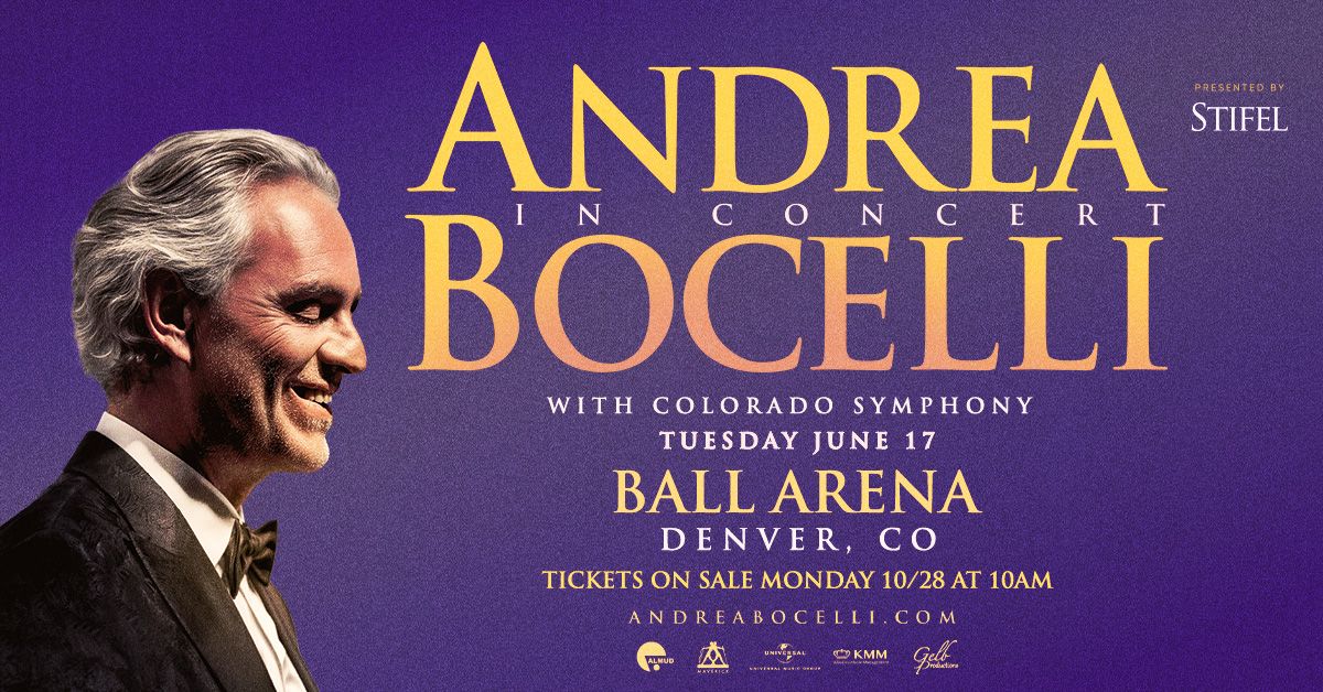 Andrea Bocelli in Concert with Colorado Symphony