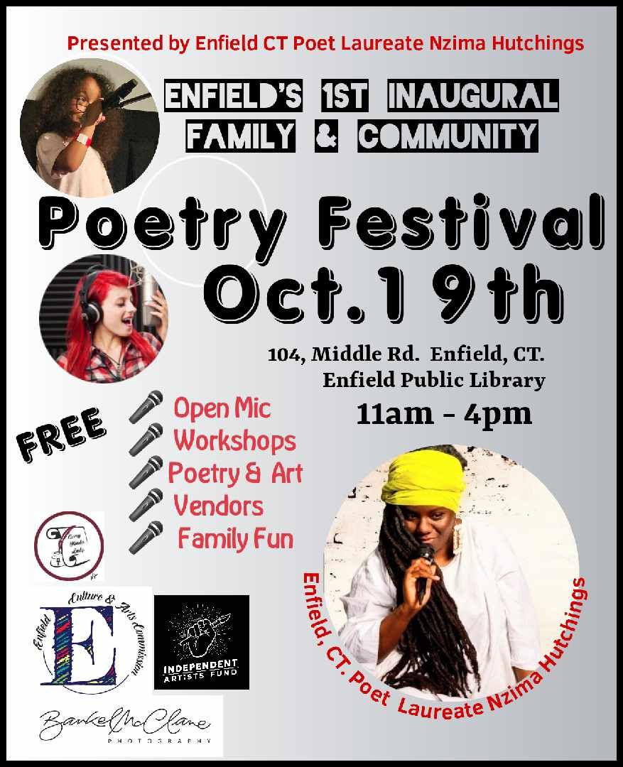 Family and Community Poetry Festival, Hosted by Enfield Poet Laureate Nzima Hutchings!