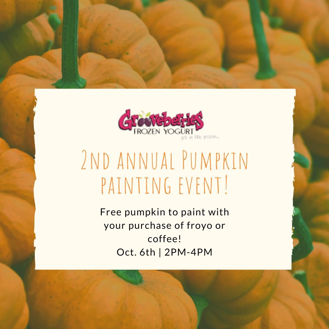 2nd Annual Pumpkin Painting Event!