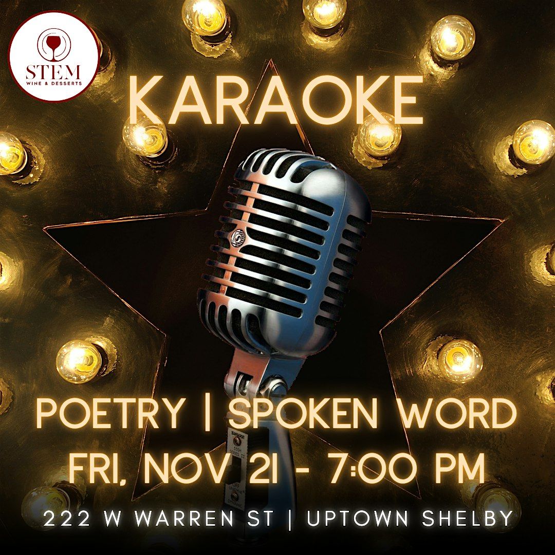 Karaoke | Poetry | Spoken Word @ STEM