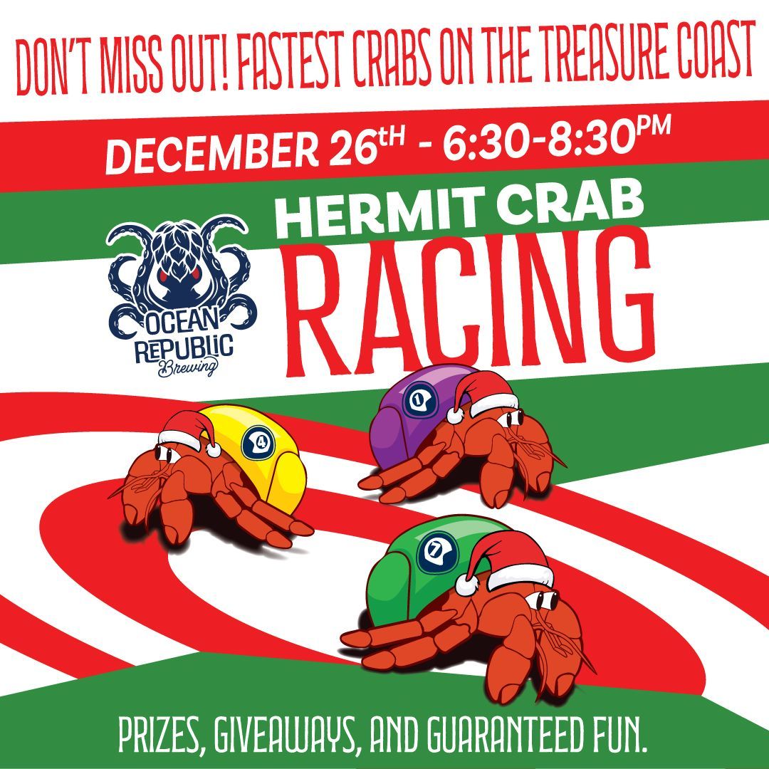 Hermit Crab Racing at Ocean Republic Brewing 