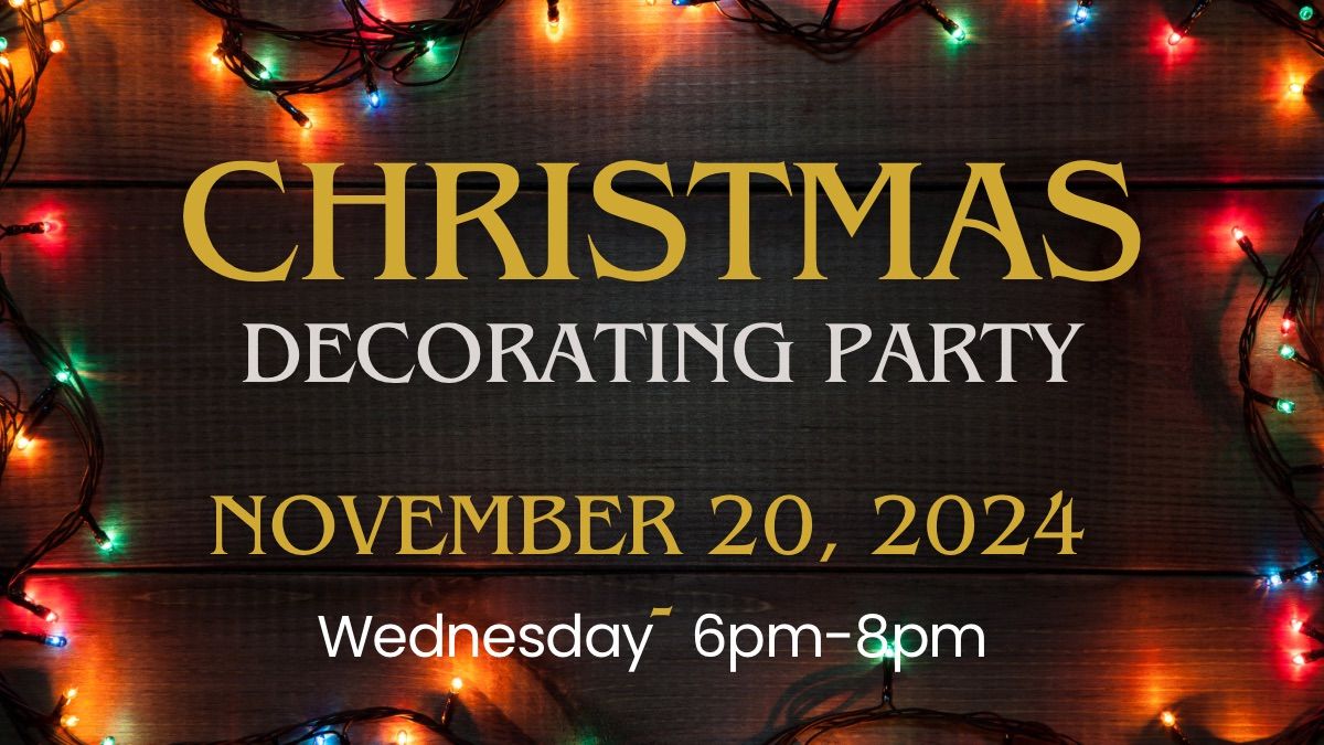 Christmas Decorating Party