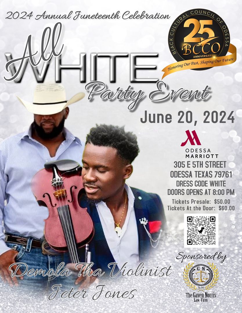 2024 Juneteenth Celebration - All White Party Event