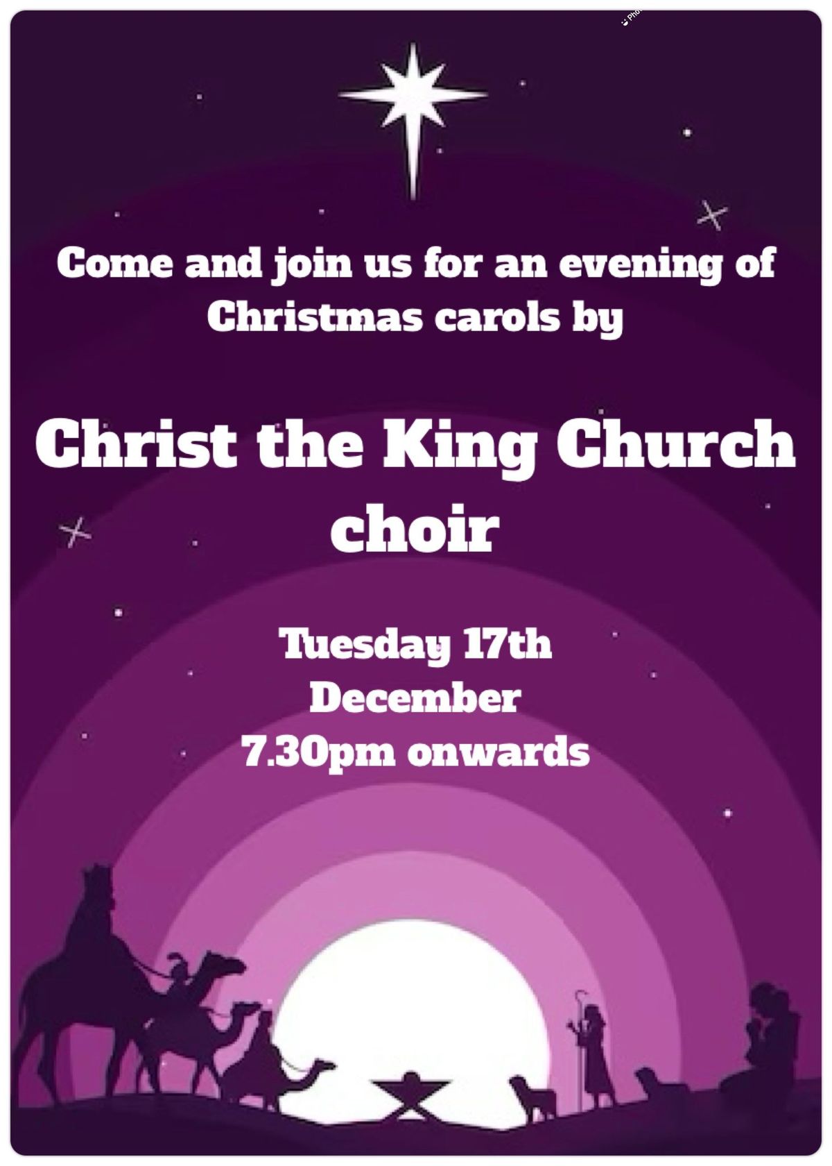 Christ the King Church Christmas concert \ud83c\udfb6 