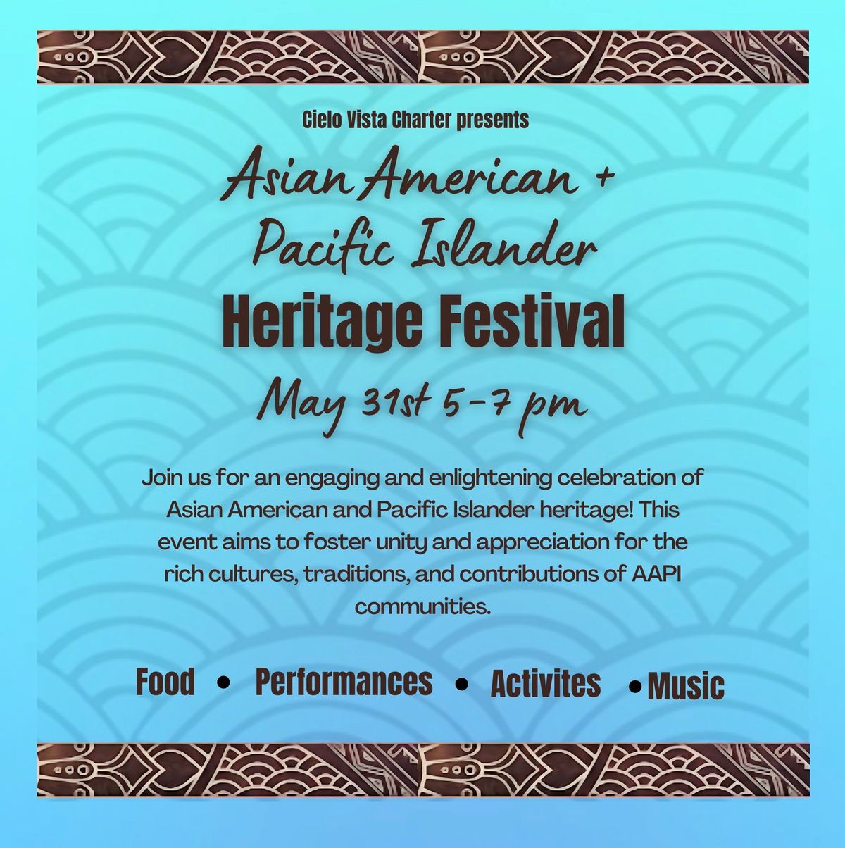 Asian American Pacific Islander Heritage Festival 