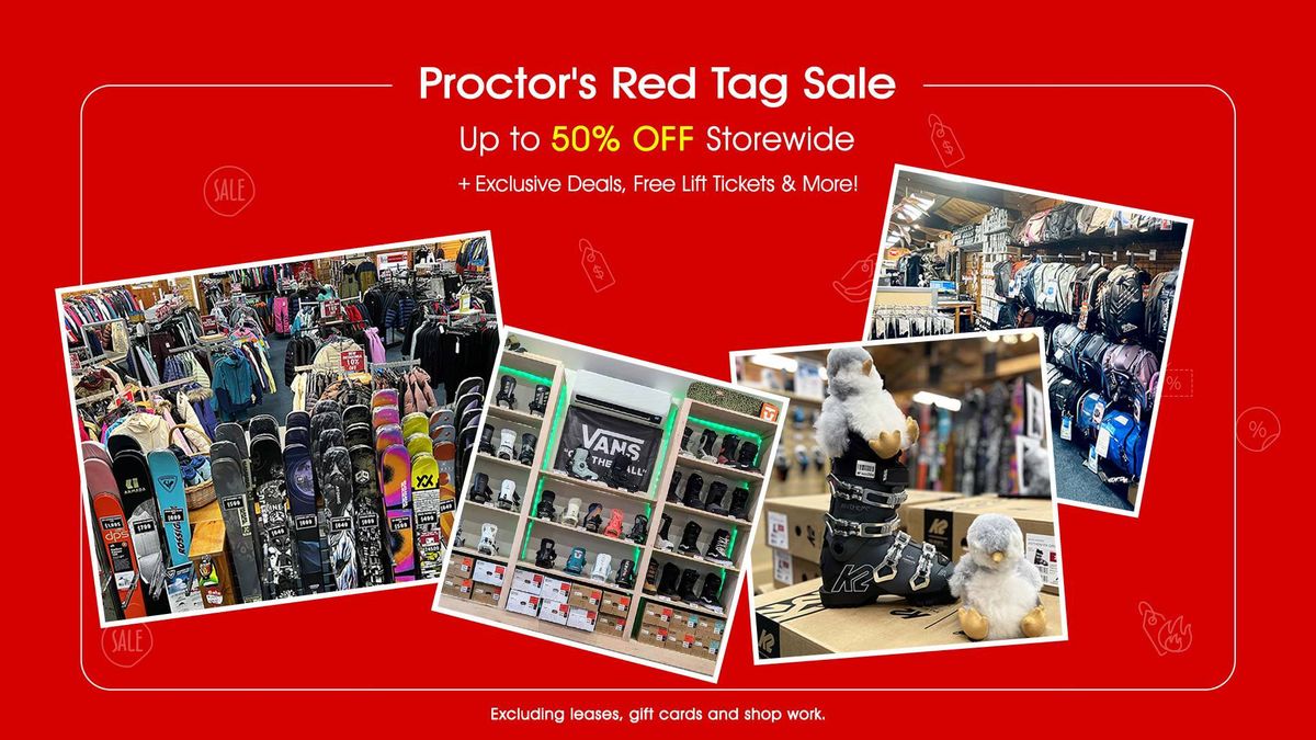 Proctor's Red Tag Sale