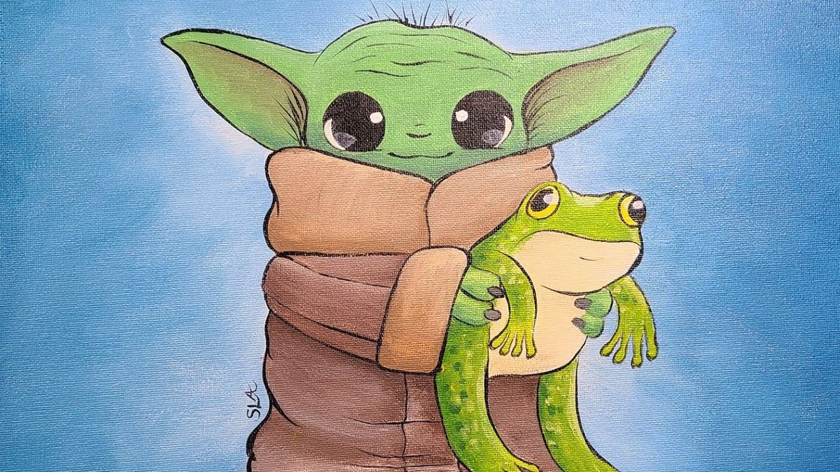 Baby Yoda - Paint and Sip with Daphne