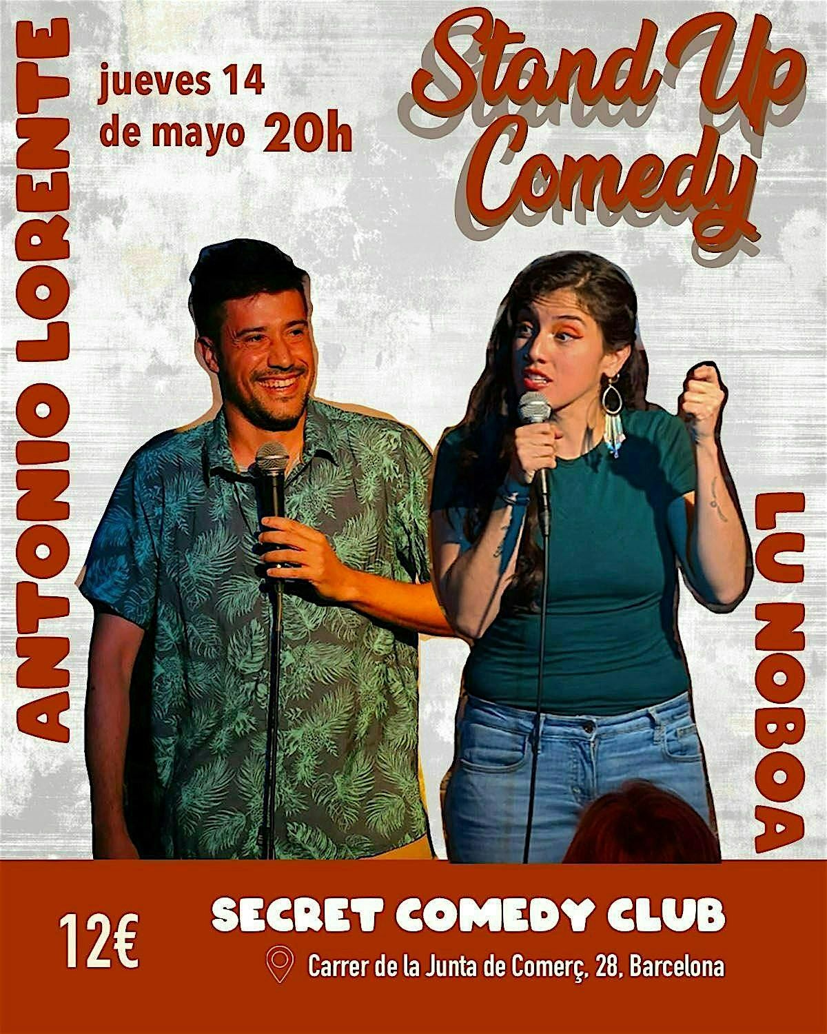Stand Up Comedy: Lu Noboa y Antonio Lorente.