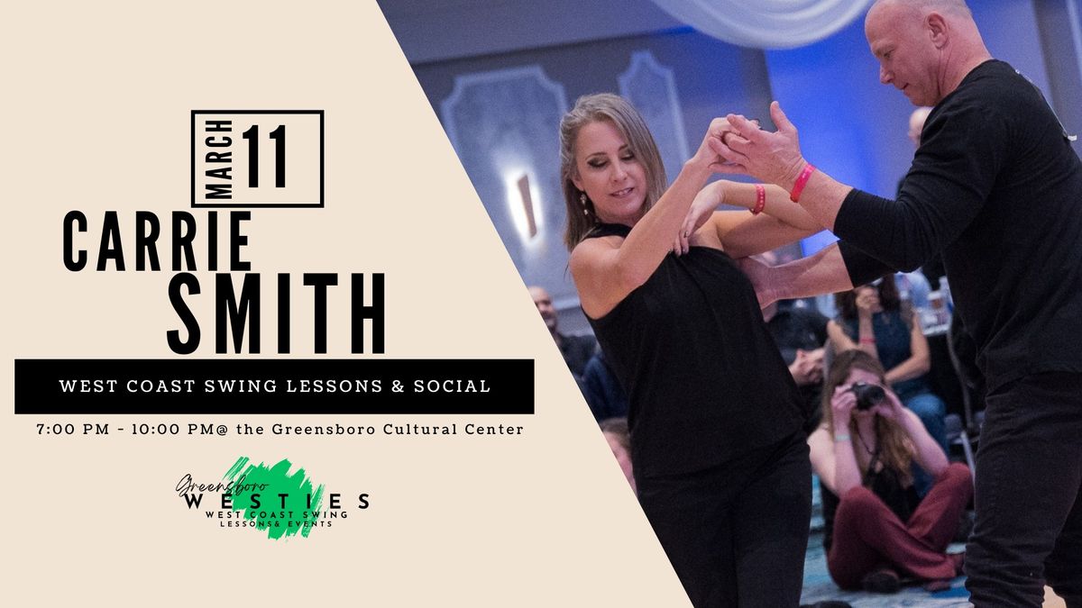 Modern West Coast Swing Lessons & Social Dance with Instructor Carrie Smith