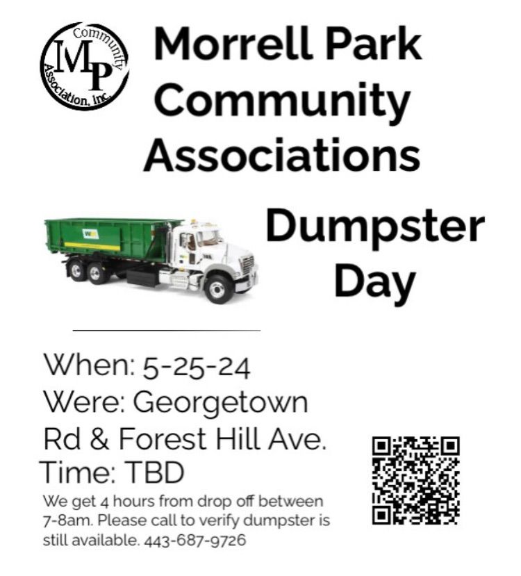 Morrell Park Dumpster Day