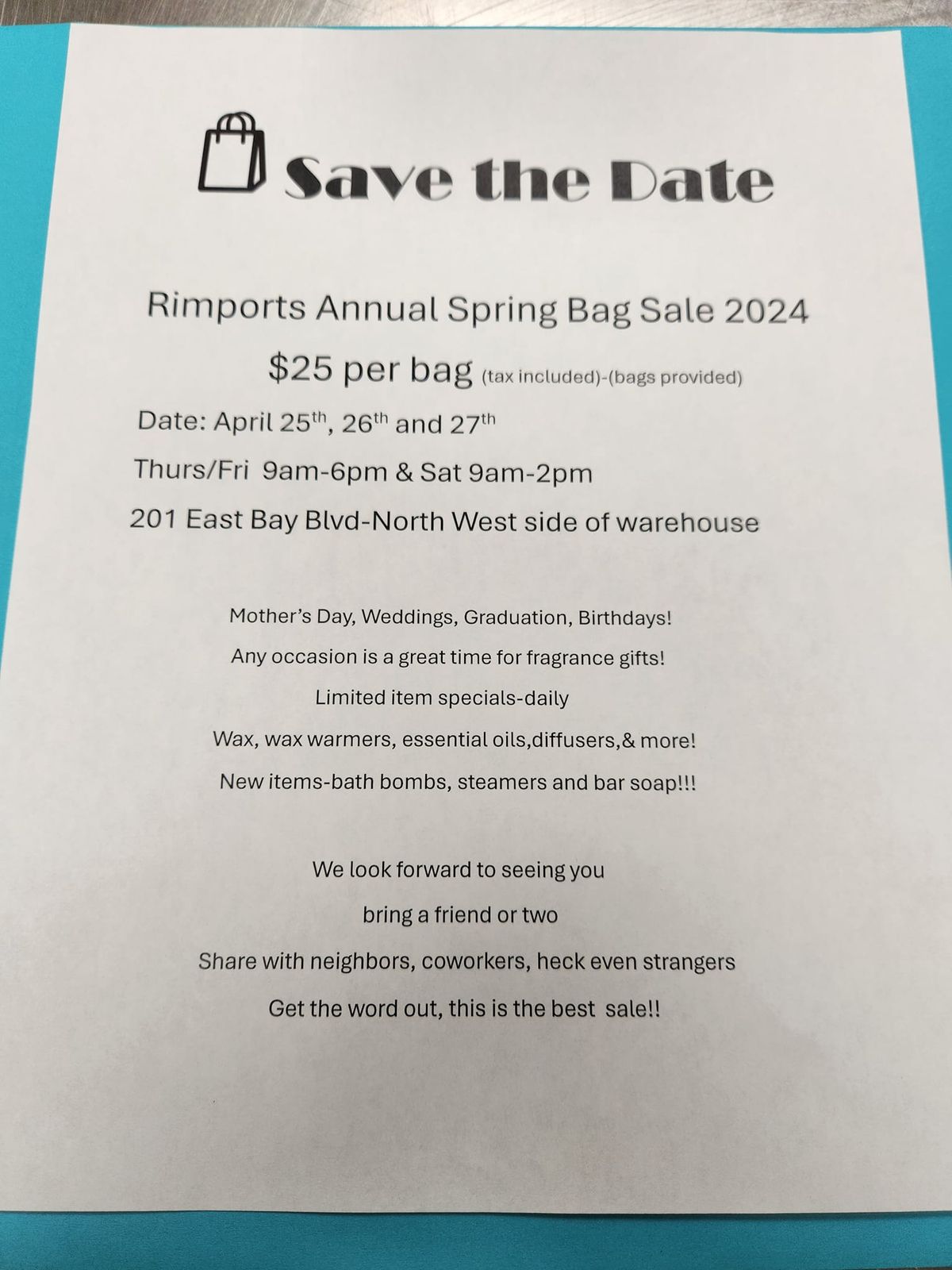 Spring Bag Sale