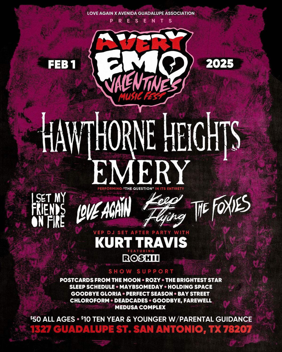 A Very Emo Valentine\u2019s Music Fest feat Hawthorne Heights