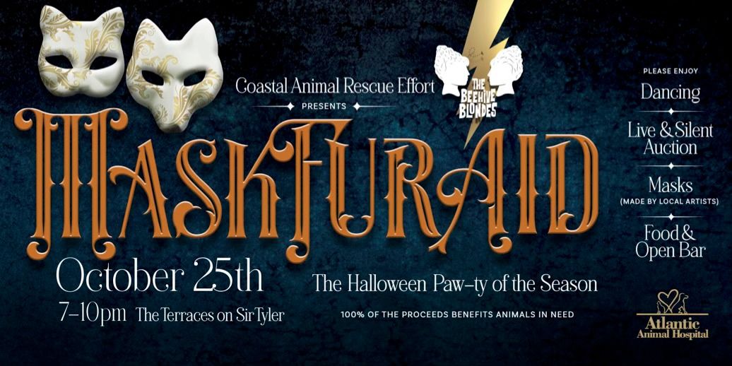 Mask Fur Aid (Masquerade) - Pawty of the Season for Coastal Animal Rescue Effort 