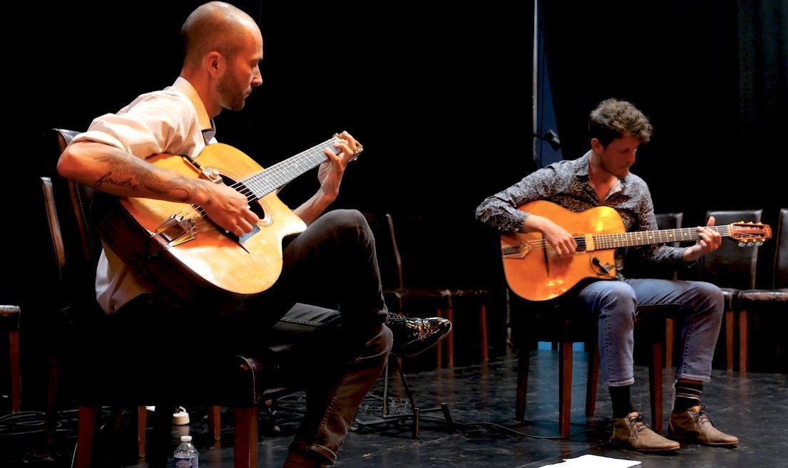 Duo ZL - hot jazz manouche au Bar de la Plaine