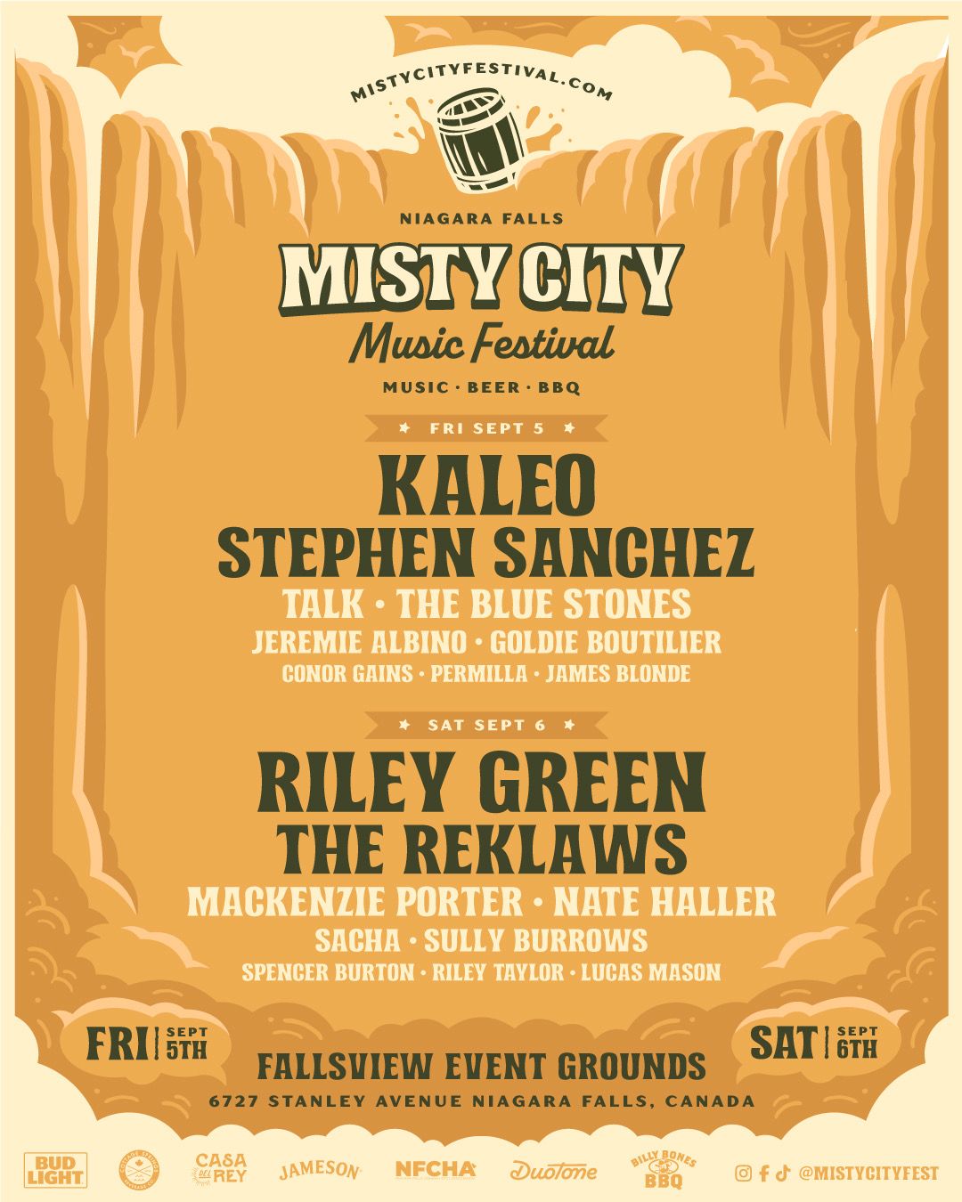 2025 Misty City Music Festival - Saturday at Fallsview Event Grounds