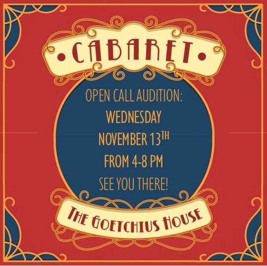 OPEN CALL AUDITIONS - GH CABARET