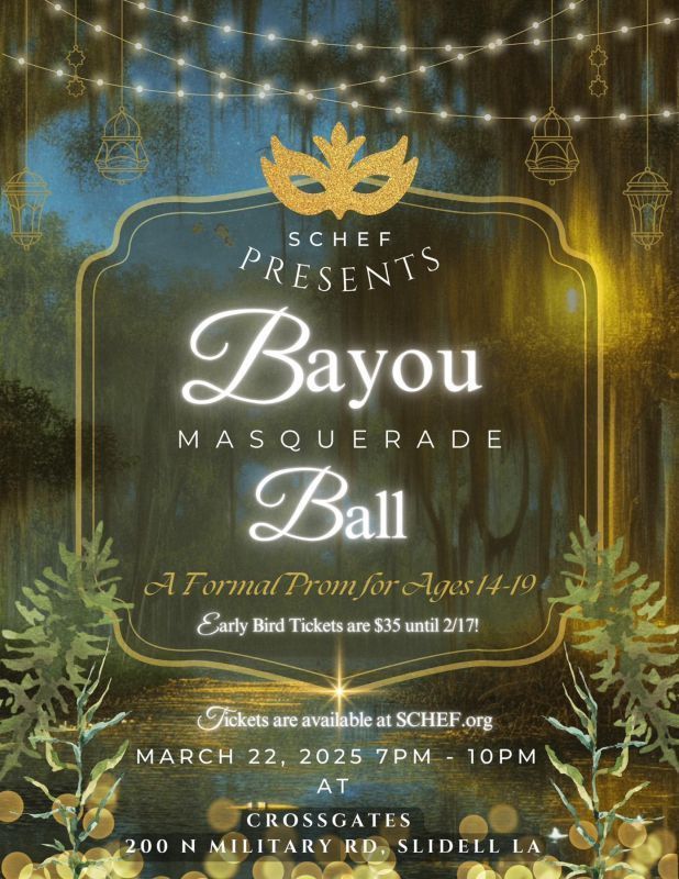 SCHEF Bayou Masquerade Ball