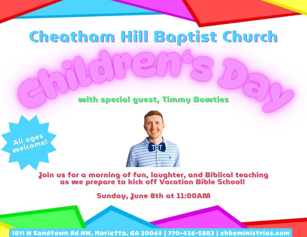 Children\u2019s Day with Timmy Bowties sponsored by CHBC Kingdom Kids