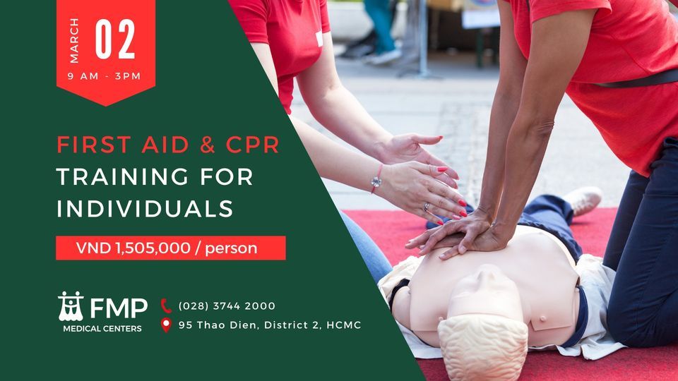 First Aid and CPR Training course - March 2024