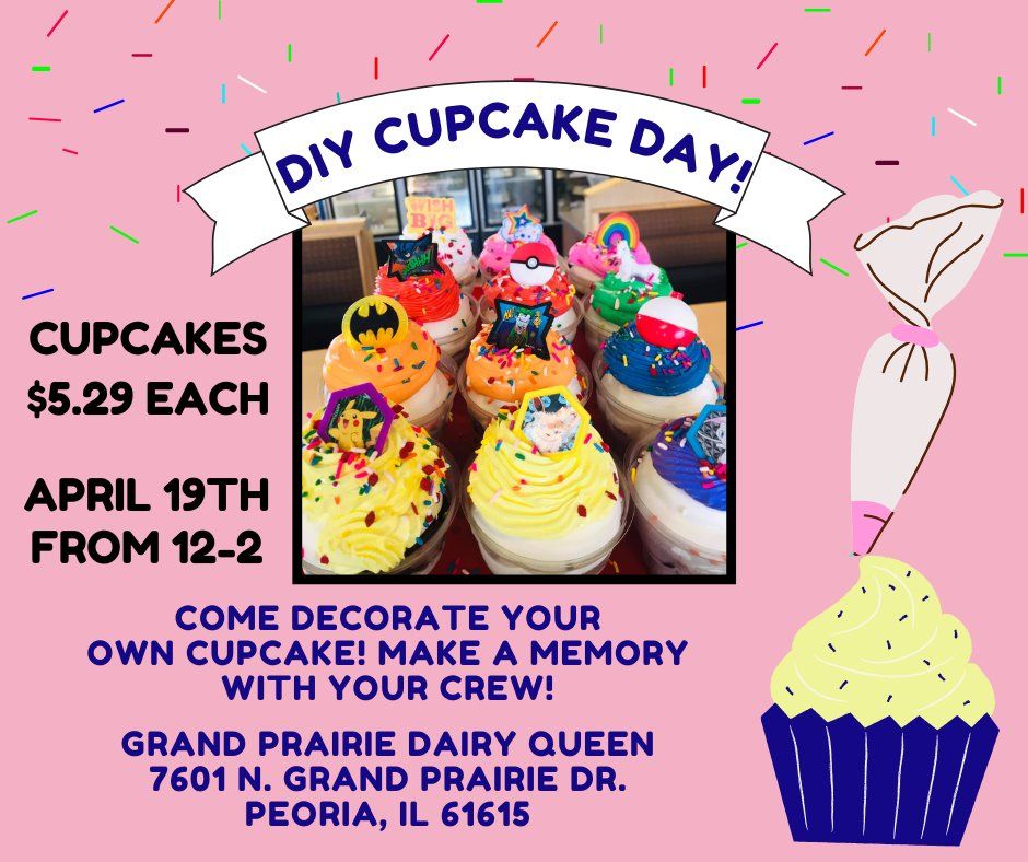 DIY Cupcake Event at GP DQ! 