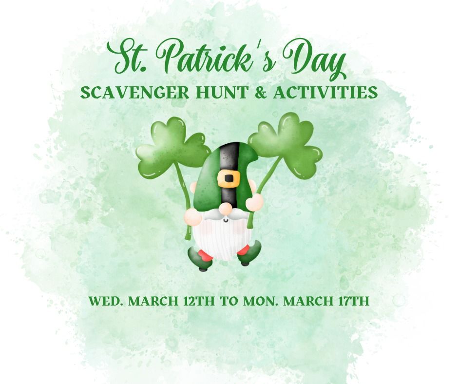 St. Patrick's Day Scavenger Hunt & Activities