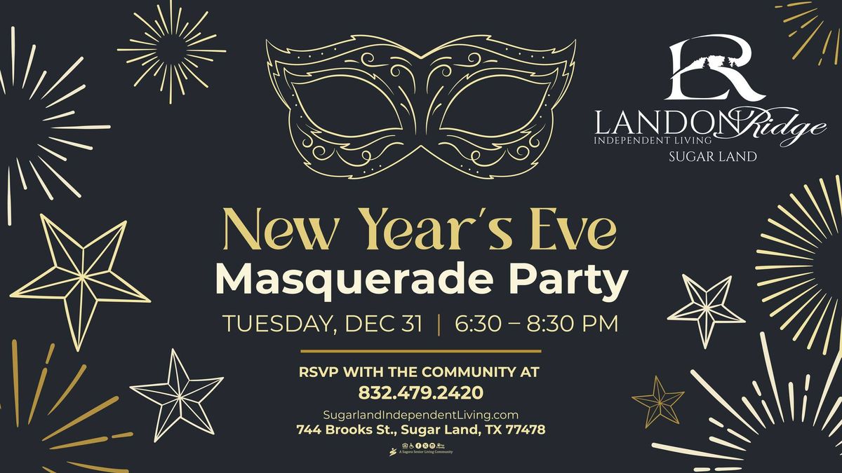 New Year\u2019s Eve Masquerade Party 