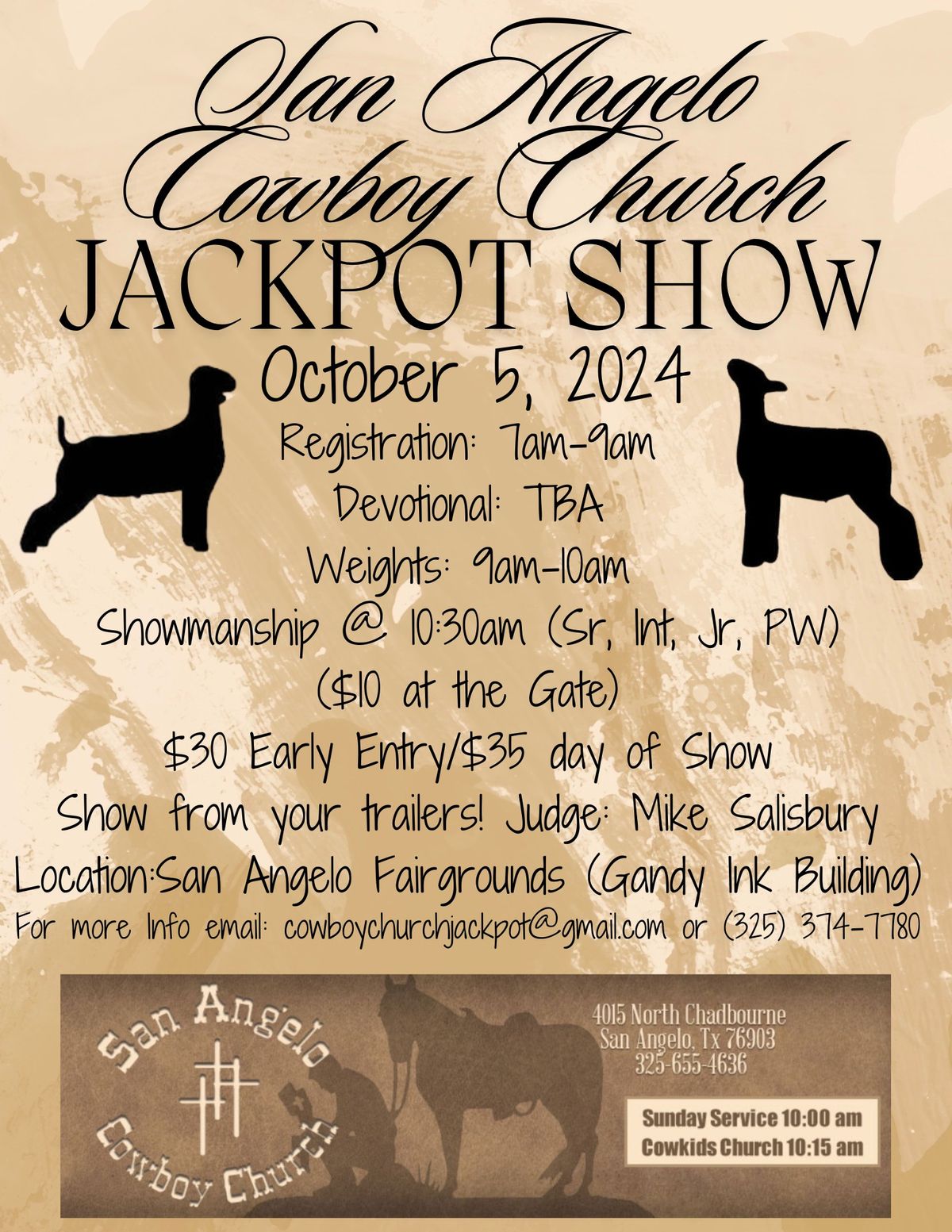 San Angelo Cowboy Church Jackpot Show