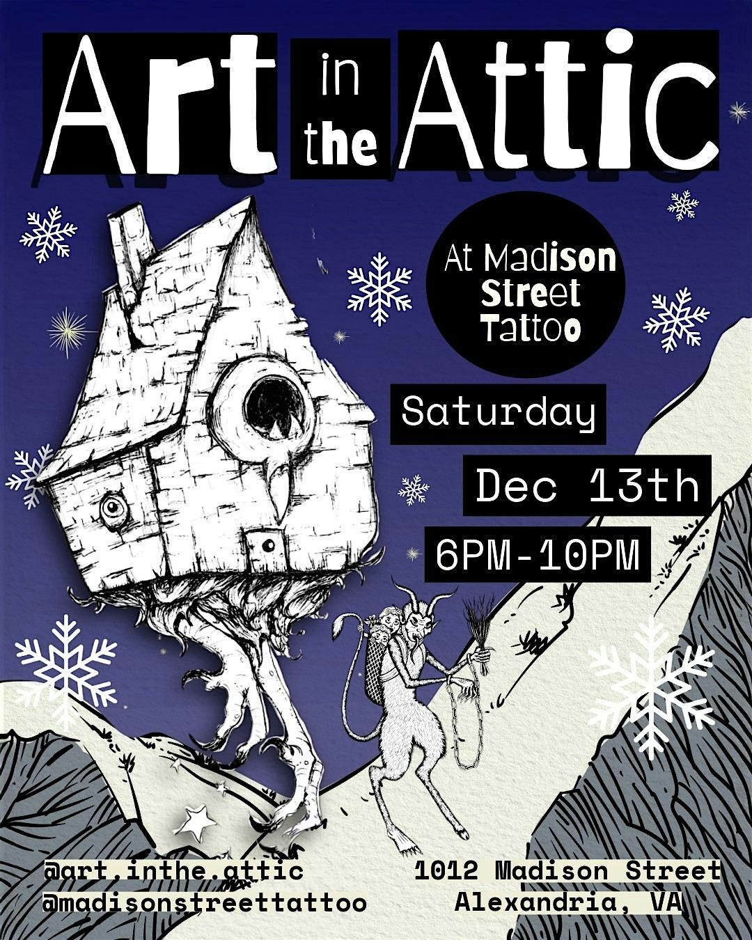 Art in the Attic - Pop Up Market