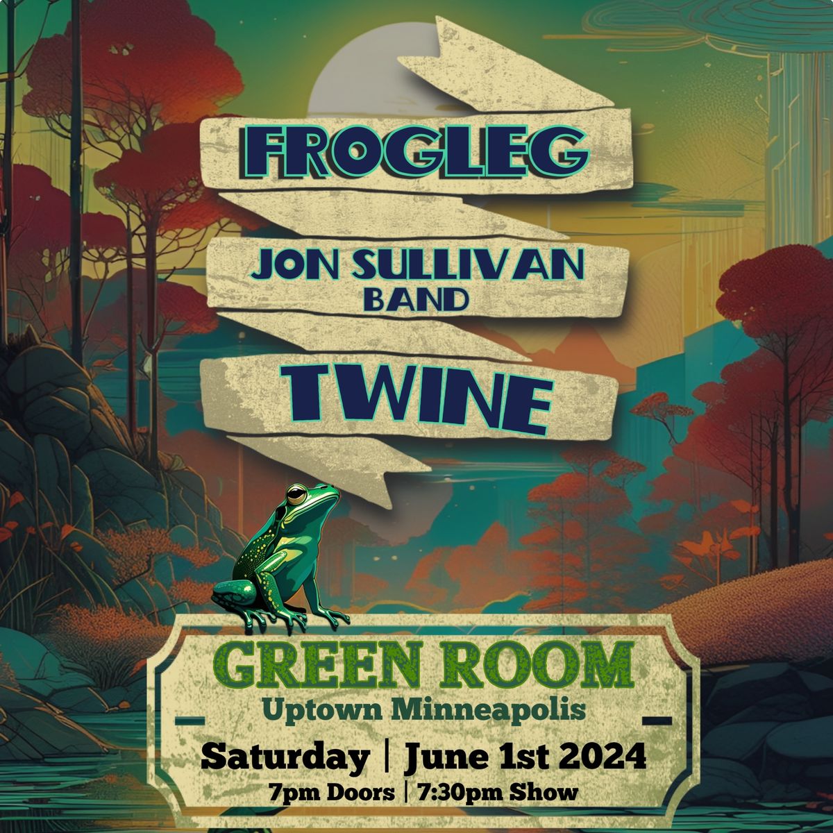 Frogleg \/ Jon Sullivan Band \/ TWINE at The Green Room - Minneapolis