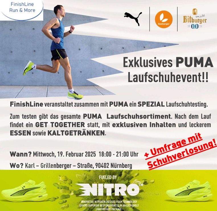 Exklusives PUMA TESTEVENT mit Verlosung